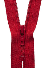 ykk closed zip dress skirt 8 inch 20cm red fabric shack malmesbury Y420_519
