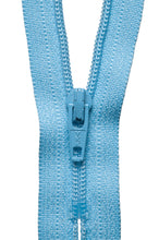 ykk closed zip zipper dress 12 inch 30cm sky blue 545 fabric shack malmesbury Y430_545
