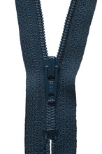 ykk closed zip zipper dress 14 inch 36cm navy blue fabric shack malmesbury Y436_560