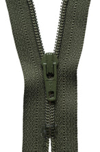 ykk closed zip zipper dress 16 inch 41cm khaki fabric shack malmesbury Y441_566