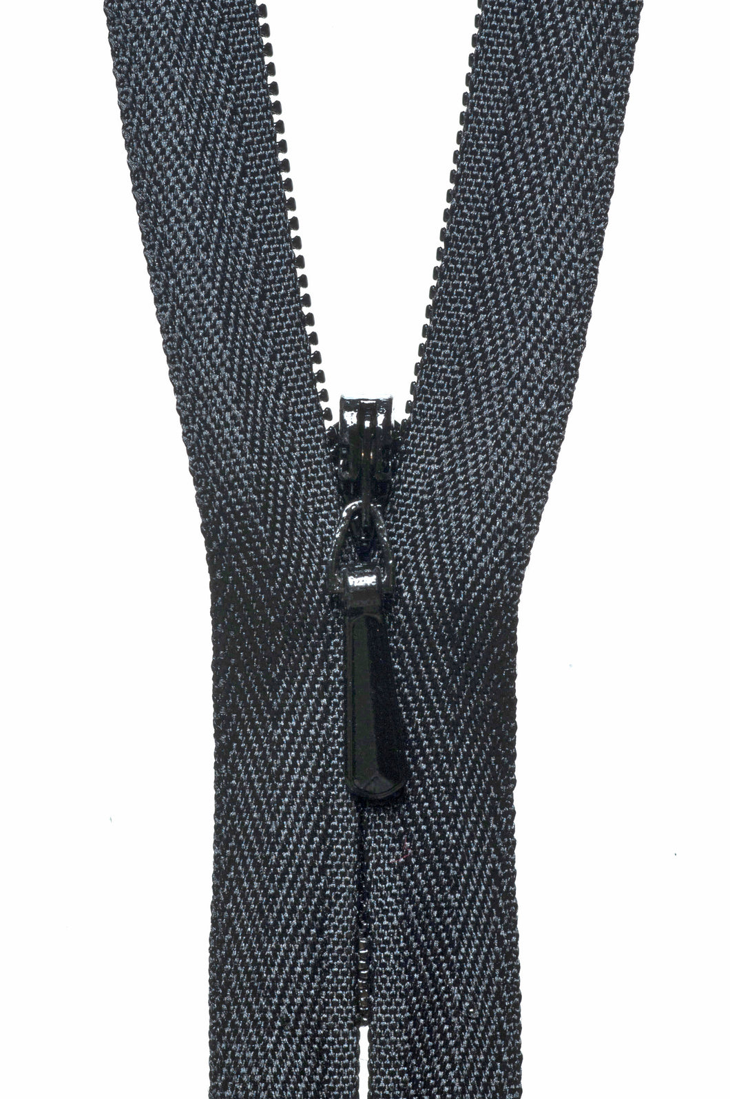 ykk concealed invisible zip 22 inch 56cm black 580 fabric shack malmesbury