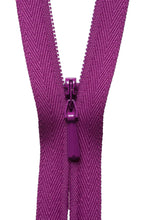 ykk concealed invisible zip 22 inch 56cm cerise 299 fabric shack malmesbury