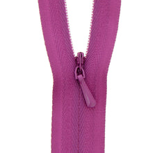 ykk concealed invisible zip 24 inch 60cm cerise 122 fabric shack malmesbury