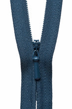ykk concealed invisible zip 41cm 16 inches dark navy 560 fabric shack malmesbury Y741_560