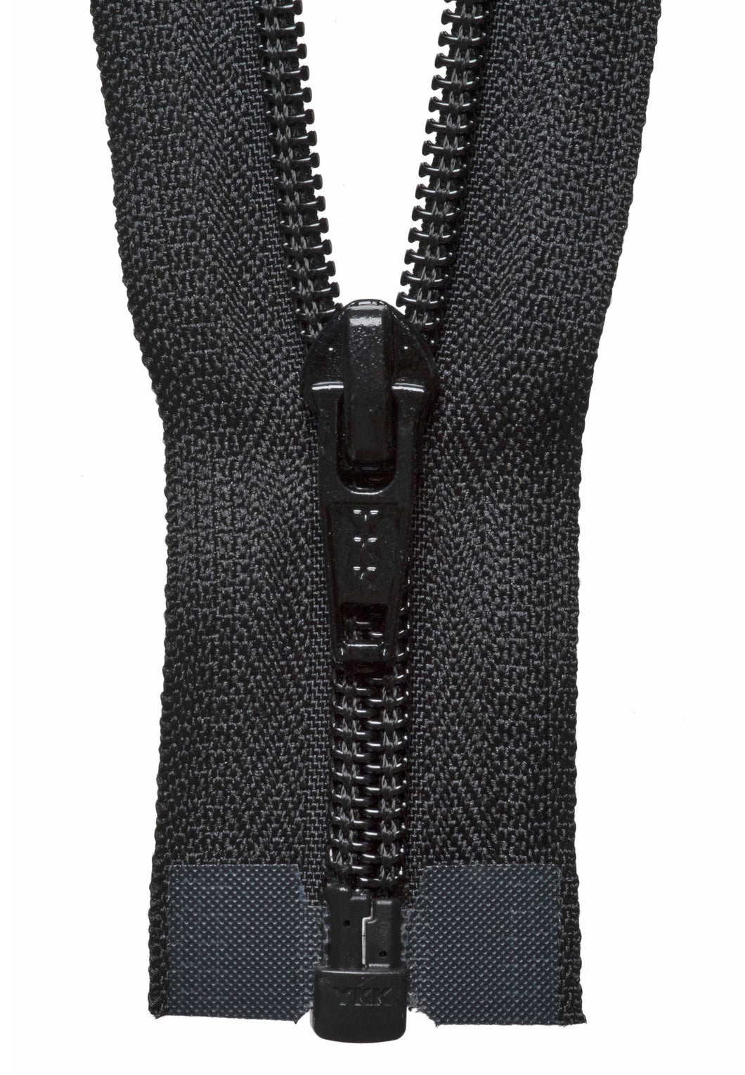 ykk nylon open end zip 76cm 30 inch black fabric shack malmesbury Y276_580