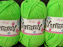 yummy chunky green zest 5791 king cole wool yarn knitting knit crochet fabric shack malmesbury
