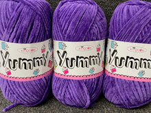yummy chunky baby violet purple 4757 king cole wool yarn  knitting knit crochet fabric shack malmesbury