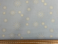 zen chic moda shimmer metallic star star silver grey christmas cotton fabric shack malmesbury