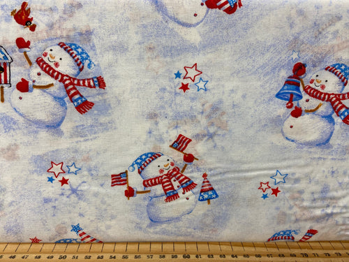 3 fabric shack sewing quilting sew fat quarter cotton quilt kingfisher sew simple tis the season christmas holidays polar bear ice skating candy cane snowflakes snowman green blue white