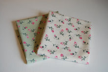 Rose & Hubble Rosebud Rose on Ivory Cotton Fabric by 1/4 Metre*
