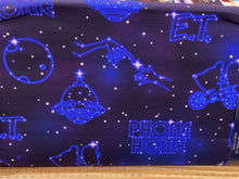 ET extra terrestrial tv film bike moon phone home cotton fabric shack malmesbury