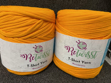 fabric shack knitting knit crochet wool yarn james c brett retwisst re twisst re twist retwist t shirt t-shirt tshirt upcycled recycled letsretwisst orange 02