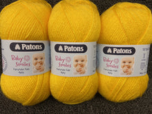 fabric shack knitting crochet yarn wool patons baby smiles fairytale fairy tale fab 4ply 4 ply four ply 50g  sundance bright yellow 1022