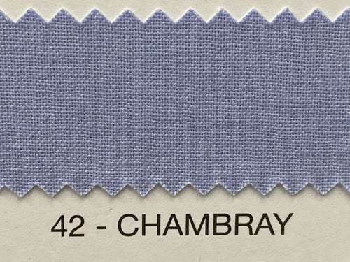 Fabric Shack Sewing Quilting Sew Fat Quarter Cotton Patchwork Dressmaking Plain Blue purple chambray light 42