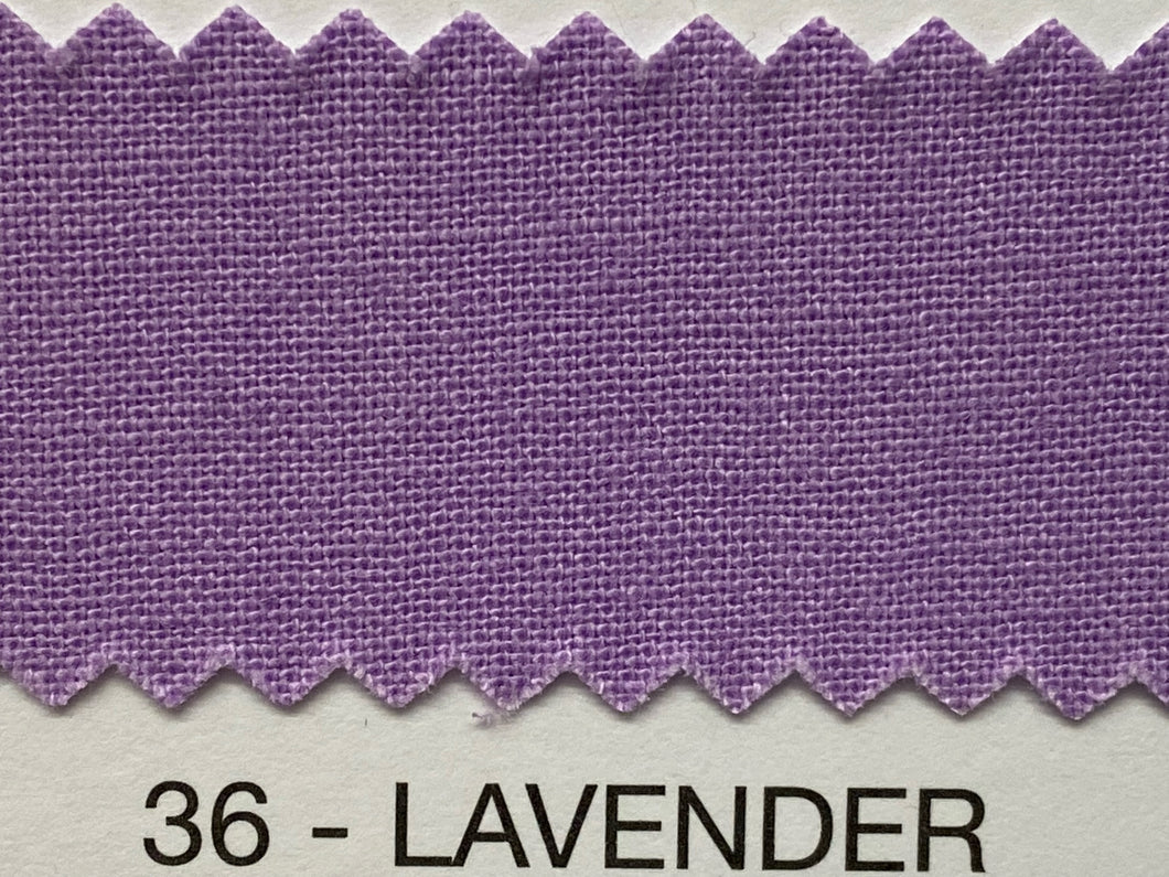 Fabric Shack Sewing Quilting Sew Fat Quarter Cotton Patchwork Dressmaking Plain Lavender Light Purple Lilac  RH1 LAV 36