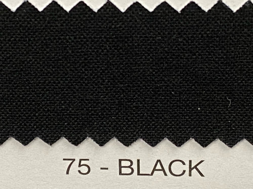 Fabric Shack Sewing Quilting Sew Fat Quarter Cotton Patchwork Dressmaking Plain black 75