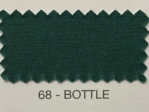 Fabric Shack Sewing Quilting Sew Fat Quarter Cotton Patchwork Dressmaking Plain bottle green 68