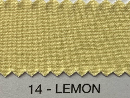 Fabric Shack Sewing Quilting Sew Fat Quarter Cotton Patchwork Dressmaking Plain lemon yellow 14