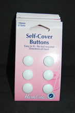 Fabric Shack Hemline Self Cover Button Pack 15mm 6 Buttons