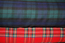 Fabric Shack Sewing Quilting Sew Fat Quarter Cotton Polyester Polycotton Viscose Spandex Tartan Weave Blackwatch Royal Stewart Stretch Dressmaking Fashion