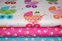Fabric Shack Sewing Quilting Sew Fat Quarter Cotton Quilt Patchwork Dressmaking Barbara Jones Quiltsoup Henry Glass Cutie Tootie Children Nursery Baby Babies Prams Stroller Nappy Pins Kids Girl Boy Sho
