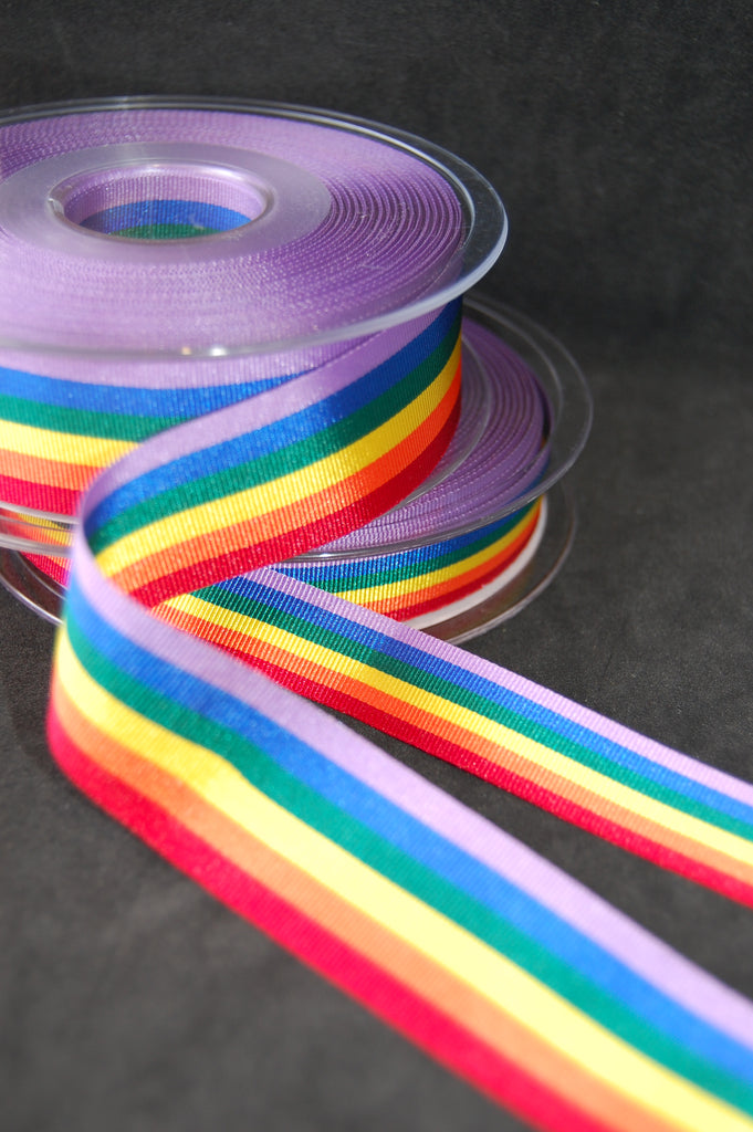 Berisfords Rainbow/Pride Grosgrain Ribbon 15/25mm – Fabric Shack Malmesbury