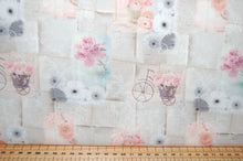 Fabric Shack Sewing Quilting Sew Fat Quarter Cotton Quilt Patchwork Dressmaking Laura Lancelle Stof Charme Romantic Roses Flowers Floral Butterfly Butterflies Pink Ribbon Letters Bicycle Love Romance Paris (2)