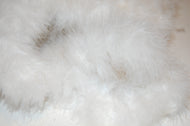 Fabric Shack Sewing Quilting Sew Fat Quarter Cotton Quilt Patchwork Dressmaking Marabou Feathers White Angel Fairy Fluffy