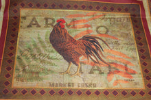 3 Wishes 'Rustic Roosters' Cockerel Panel
