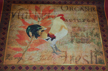 3 Wishes 'Rustic Roosters' Cockerel Panel