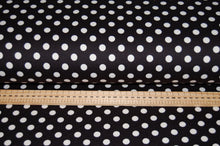 Fabric Shack Sewing Quilting Sew Fat Quarter Ponte Roma Ponti Di Roma Polyester Spandex Double Knit Stretch Stretchy Jersey Medium Heavy Weight Black White Houndstooth Mod Dogs Tooth Polka Dot Spot Paint Splash