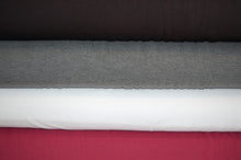Plain Cotton Jersey with Spandex/Elastane Black by 1/2 Metre