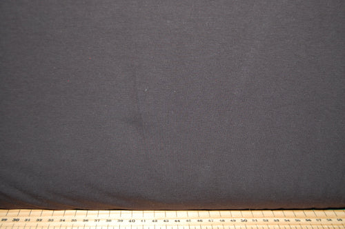 Plain Cotton Jersey with Spandex/Elastane Black by 1/2 Metre
