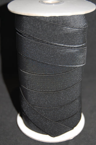 Fabric Shack Sewing Sew Dressmaking Elastic Woven Black GBE19 419mm