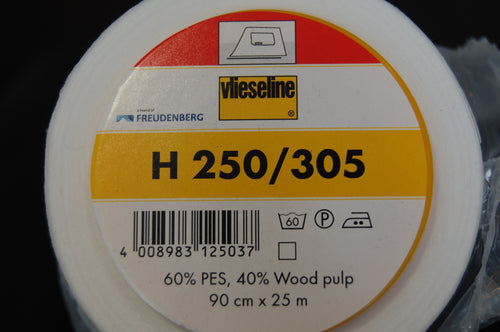 Fabric Shack Vilene Vlieseline Iron On Interfacing Firm Weight FH250305