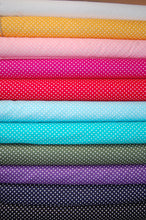 Fabric Shack sewing quilting sew fat quarter quilt patchwork dressmaking Rose & Hubble 3mm Polka Dot Spot Cotton Poplin Pale Pink
