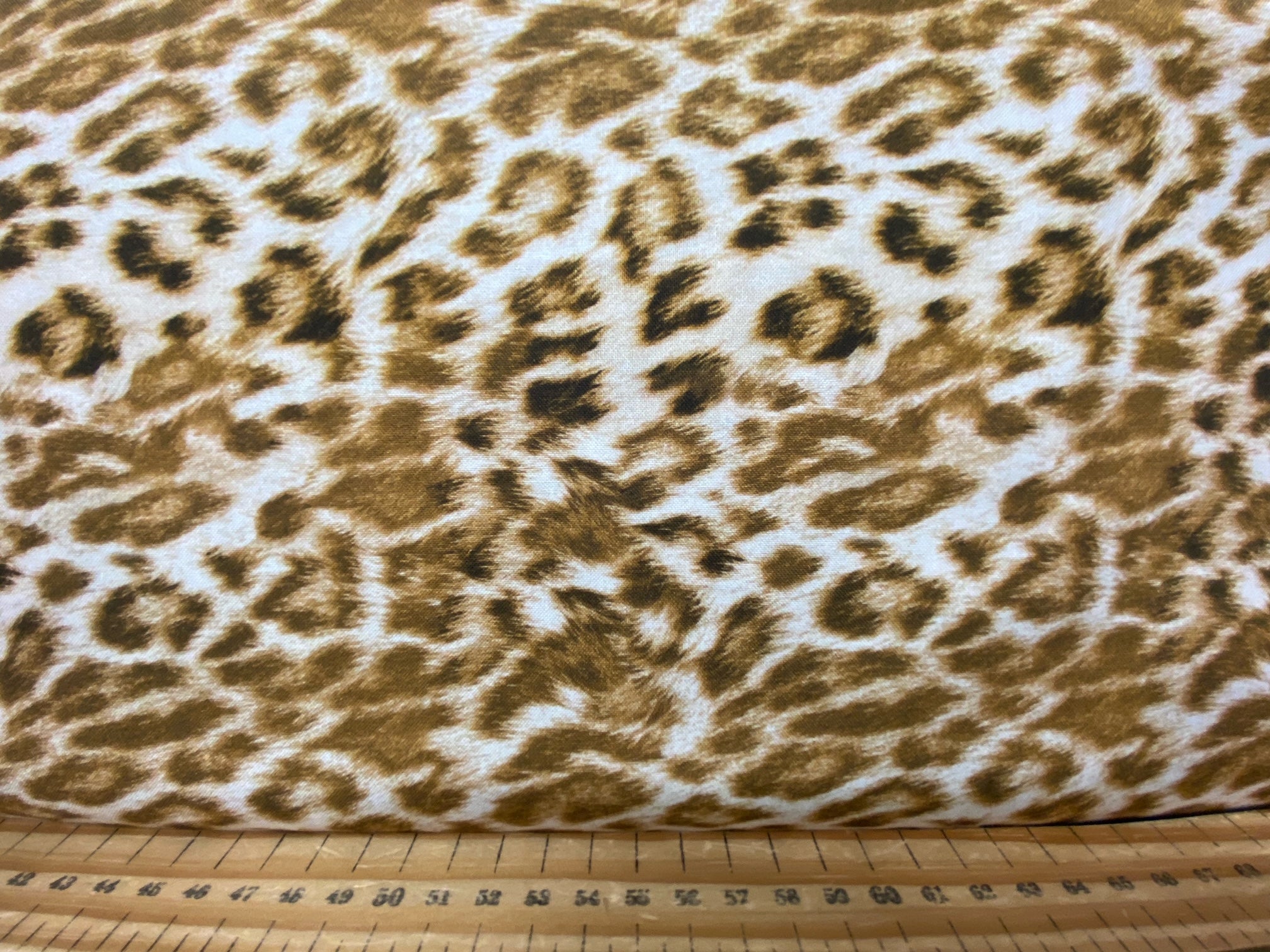 Pi Creative Art for 3 Wishes Global Luxe Leopard Print Cotton Fabric b ...
