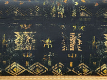 PI Creative 3 three wishes global luxe tribal text animal safari tribal cotton fabric shack malmesbury