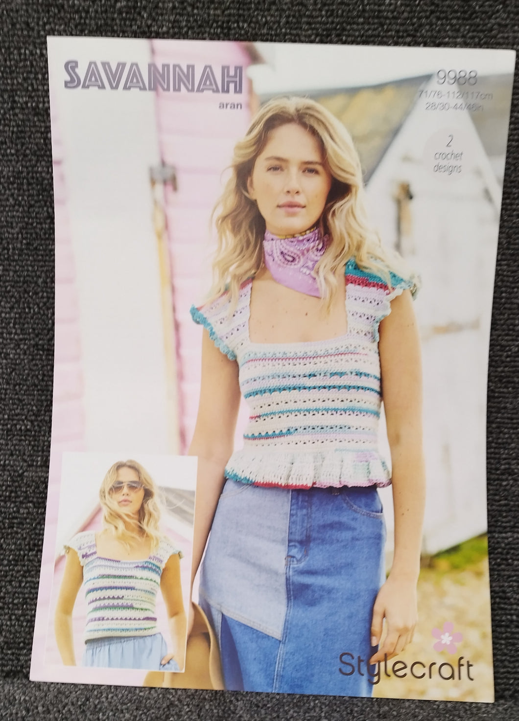 Stylecraft Savannah 9988 Crochet Pattern Aran Fabric Shack Malmesbury