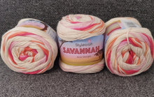Stylecraft Savannah Aran Weight Yarn wool Fabric Shack Malmesbury Canyon 3794 pink peach