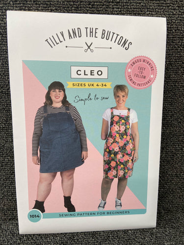 Tilly & The Buttons Sewing Pattern Cleo 1014 Easy To Follow Sew Fabric Shack Malmesbury F
