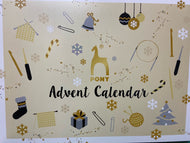 advent calendar craft addict knitter sewer crafter