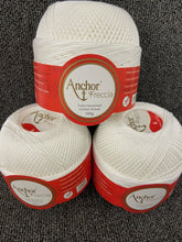 anchor freccia 6 3 ply 3ply mercerised cotton crochet thread 100g white 7901 fabric shack malmesbury