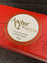 anchor freccia 6 3 ply 3ply mercerised cotton crochet thread 50g various colours fabric shack malmesbury