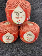 anchor freccia 6 3 ply 3ply mercerised cotton crochet thread 50g peach 9575 fabric shack malmesbury