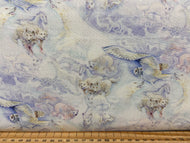 animals flights snow owl wolf fox hare polar bear josephine wall 3 wishes polar journey fabric shack malmesbury patchwork quilting cotton fat quarter 2