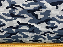 babycord cotton blue cammo camoflague baby cord fabric shack malmesbury