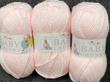 big value baby chunky soft pink 2512 king cole wool yarn  knitting knit crochet fabric shack malmesbury