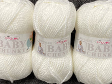 big value baby chunky white 2510 king cole wool yarn  knitting knit crochet fabric shack malmesbury