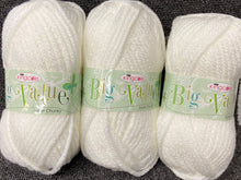 big value super chunky king cole wool yarn white 1758 knitting knit fabric shack malmesbury